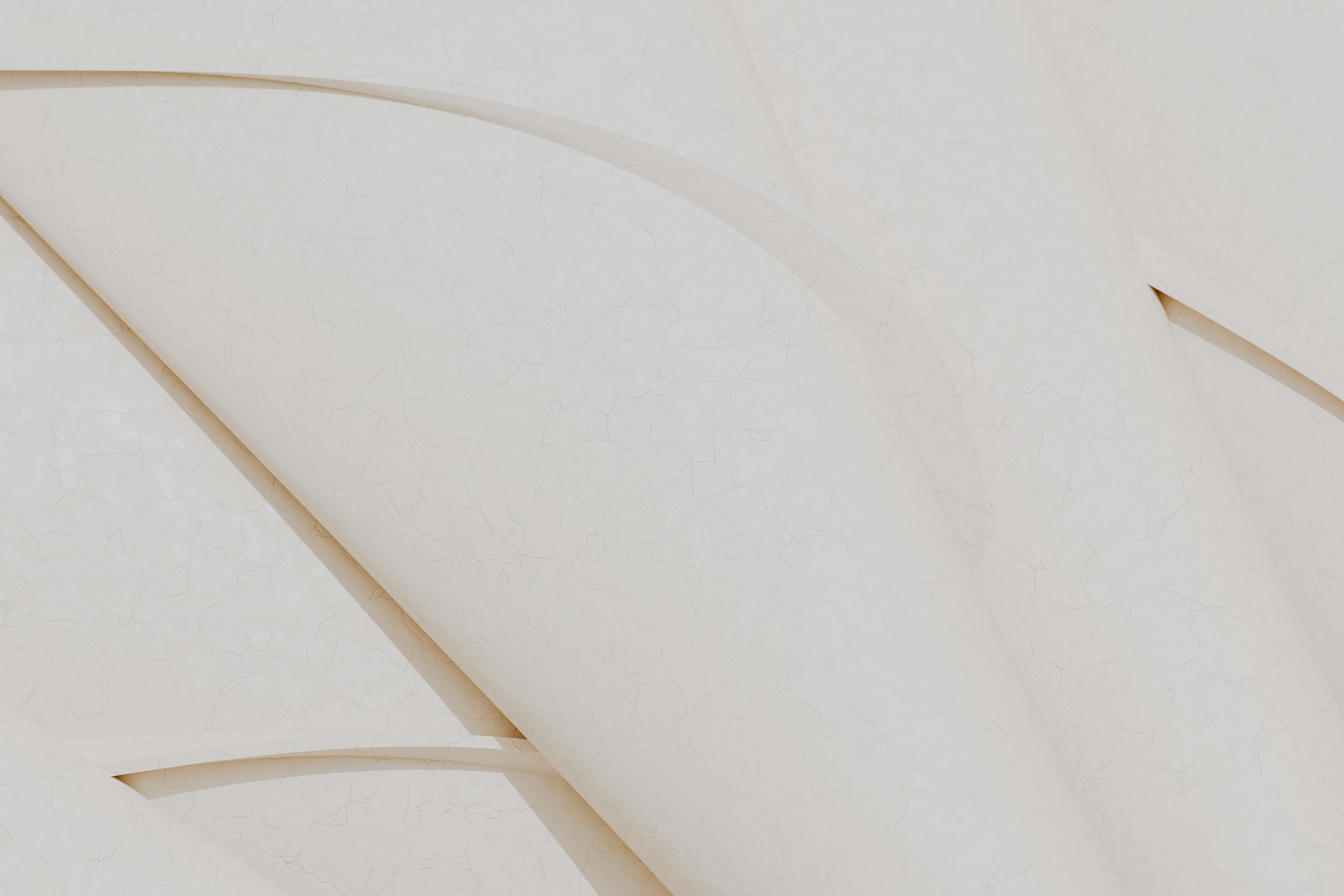 Abstract white textured background with curved lines